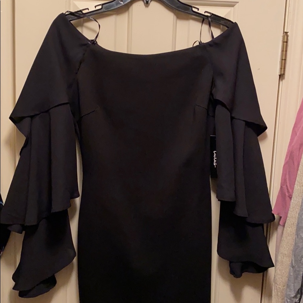Black Off The Shoulder  Lulu’s Dress
